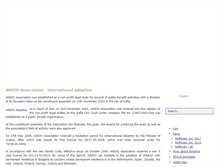 Tablet Screenshot of anidoadoption.org